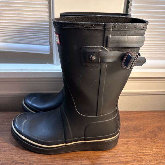 🖤 HUNTER Original Adjustable Rain Boot Black 8 - Picture 6 of 9